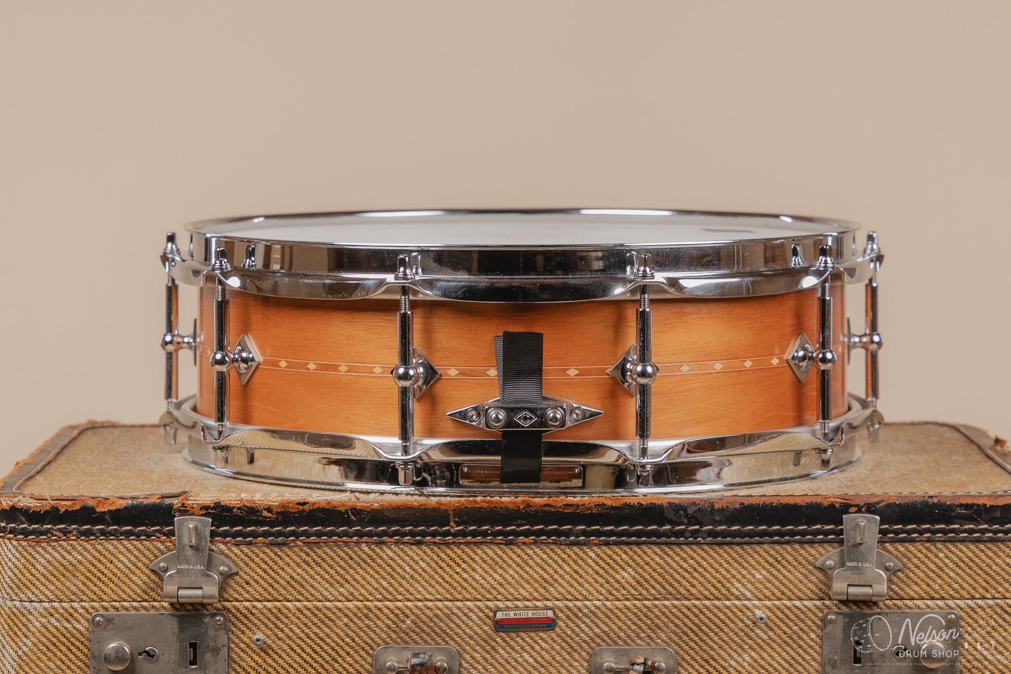 Craviotto Mahogany w/ Cherry Inlay in Oil Finish - 4.5x14 (Floor Model)
