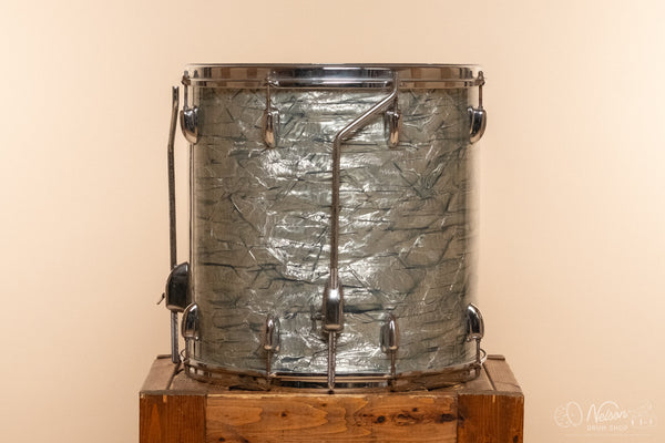 1970s Slingerland Floor Tom in Light Blue Pearl - 16x16