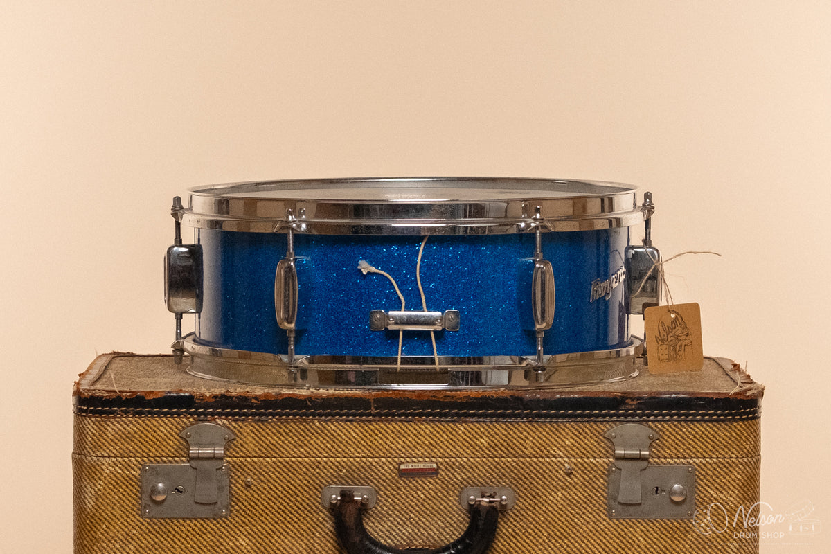 1960s Rogers Luxor in Blue Sparkle - 5x14