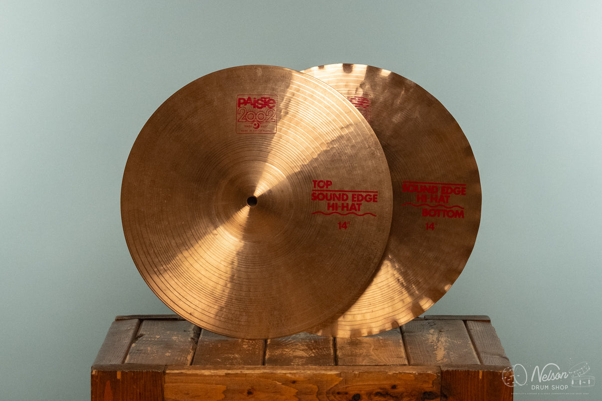 Used Paiste 2002 Sound Edge Hi Hats - 14"