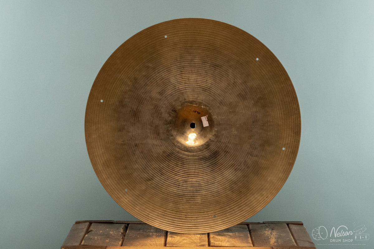 Used Sabian HH Mini Bell Crash Ride w/ Rivet Holes - 18"