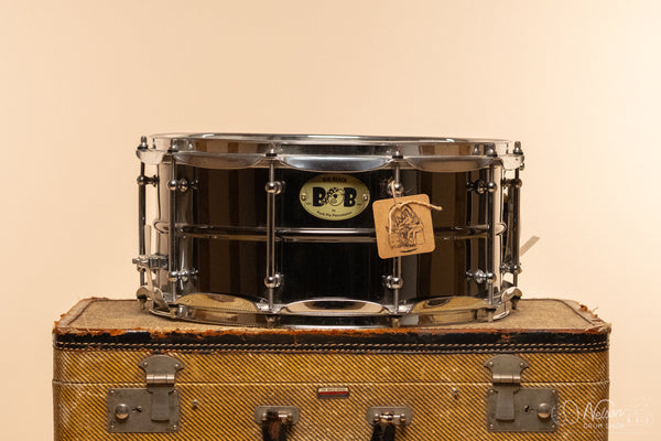 Used Pork Pie 'BOB' Black Nickel Over Brass - 6.5x14