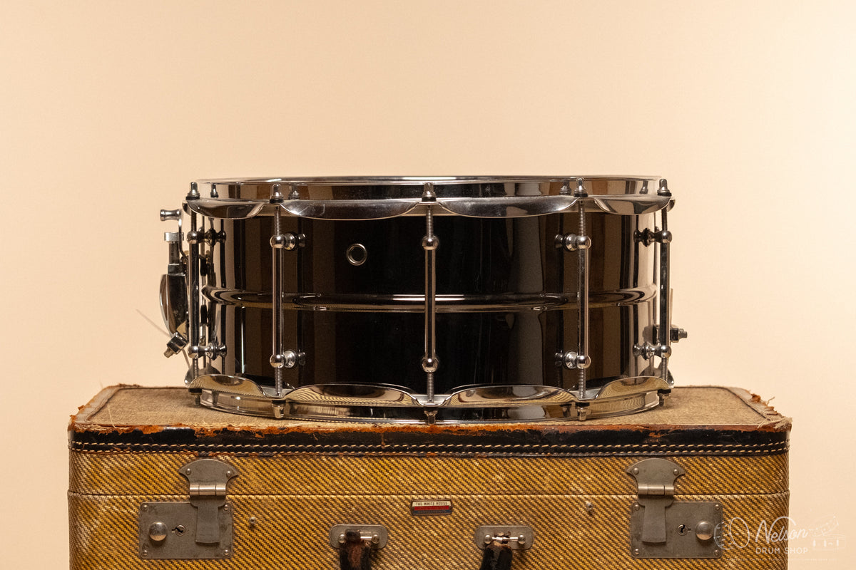Used Pork Pie 'BOB' Black Nickel Over Brass - 6.5x14