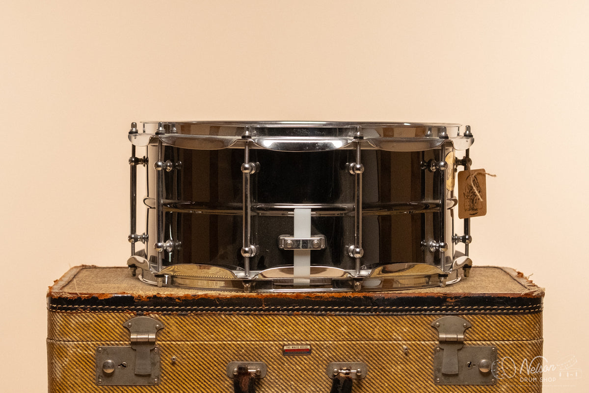 Used Pork Pie 'BOB' Black Nickel Over Brass - 6.5x14