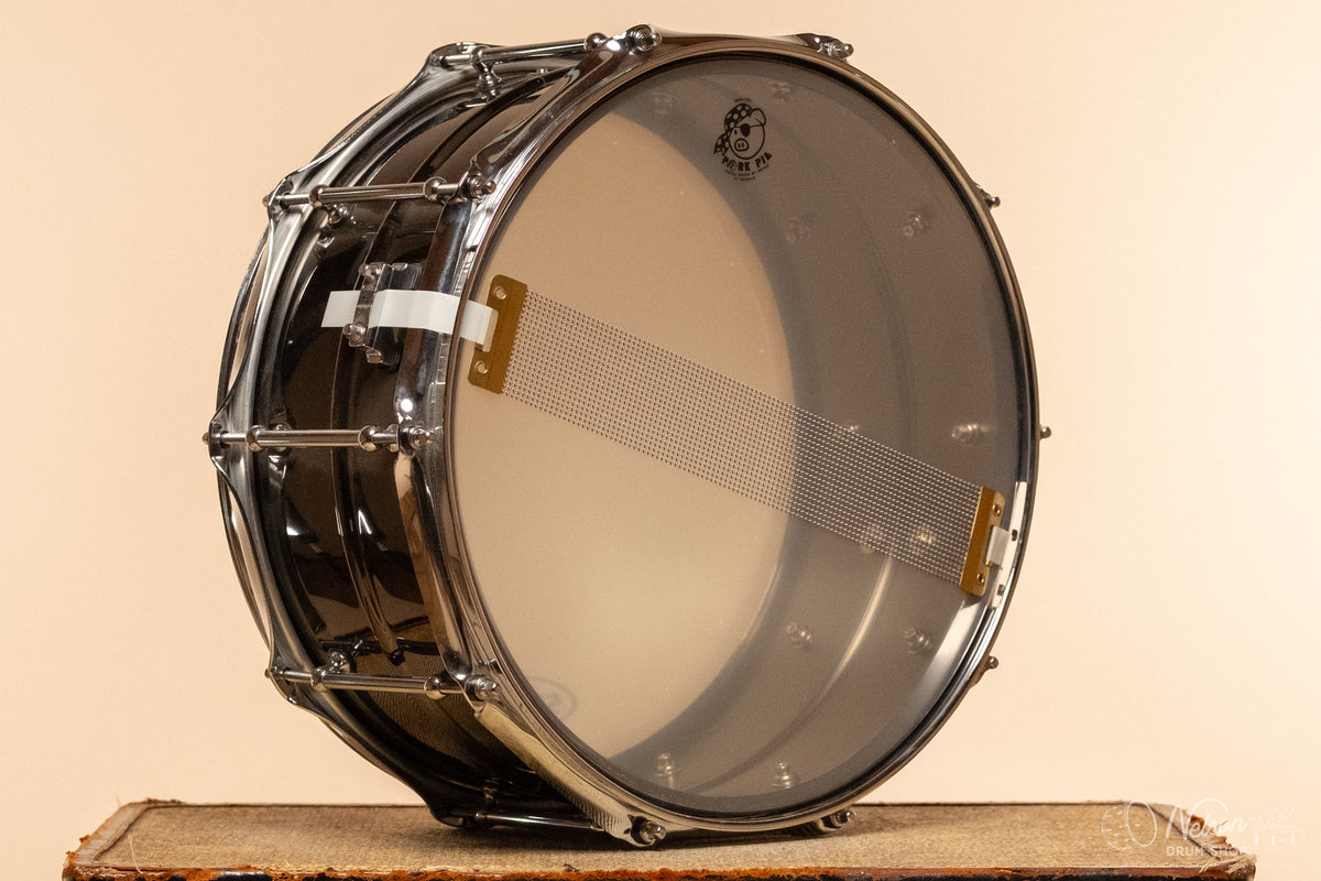 Used Pork Pie 'BOB' Black Nickel Over Brass - 6.5x14