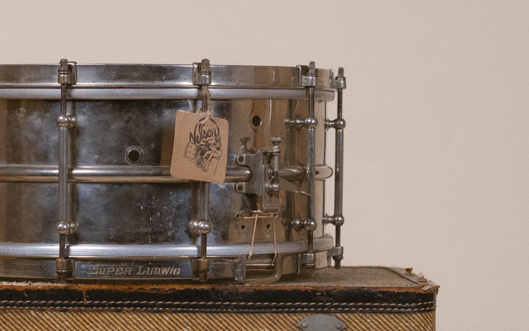 1920s Ludwig 'Super Ludwig' 2 pc NOB - 6.5x14