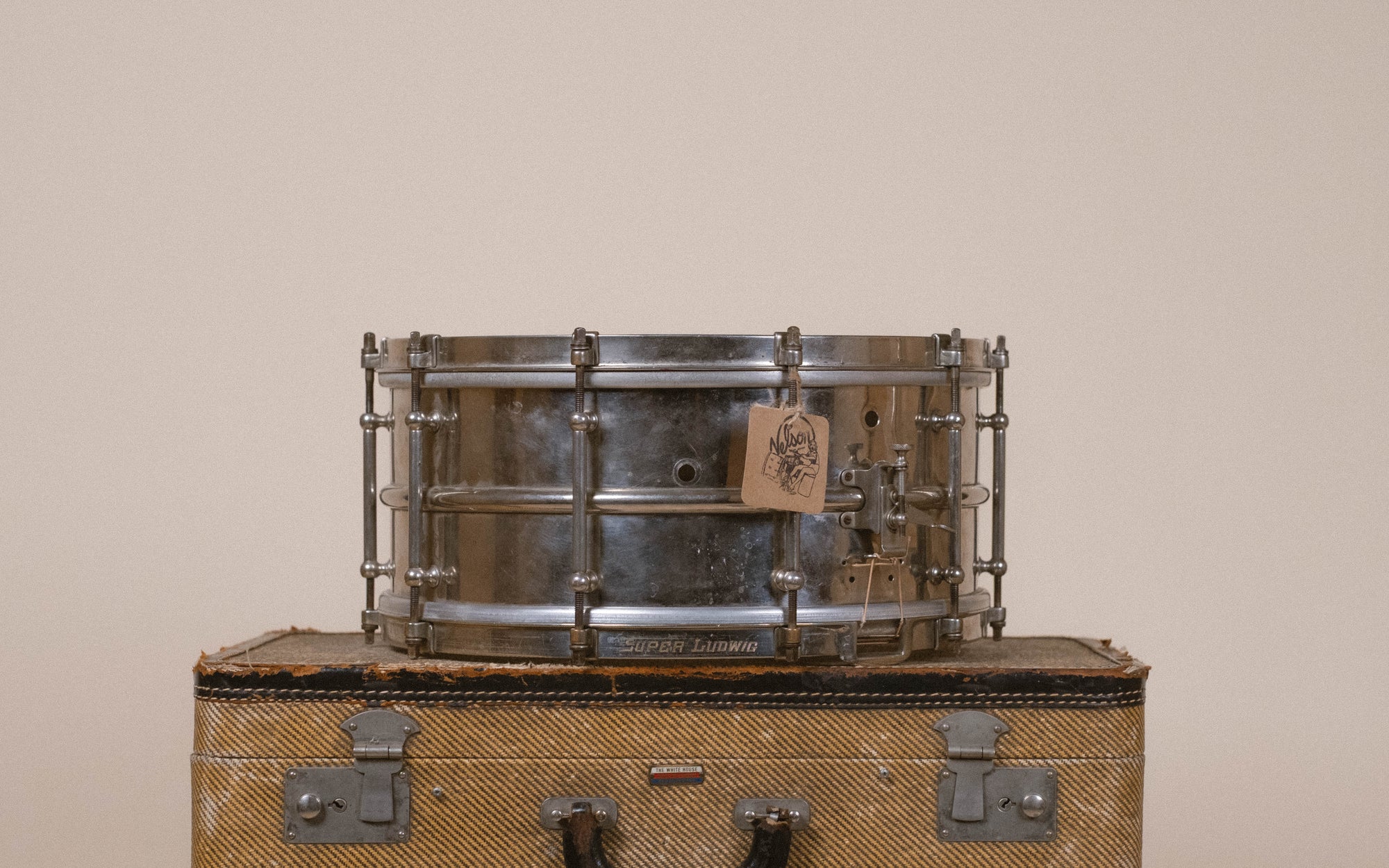1920s Ludwig 'Super Ludwig' 2 pc NOB - 6.5x14
