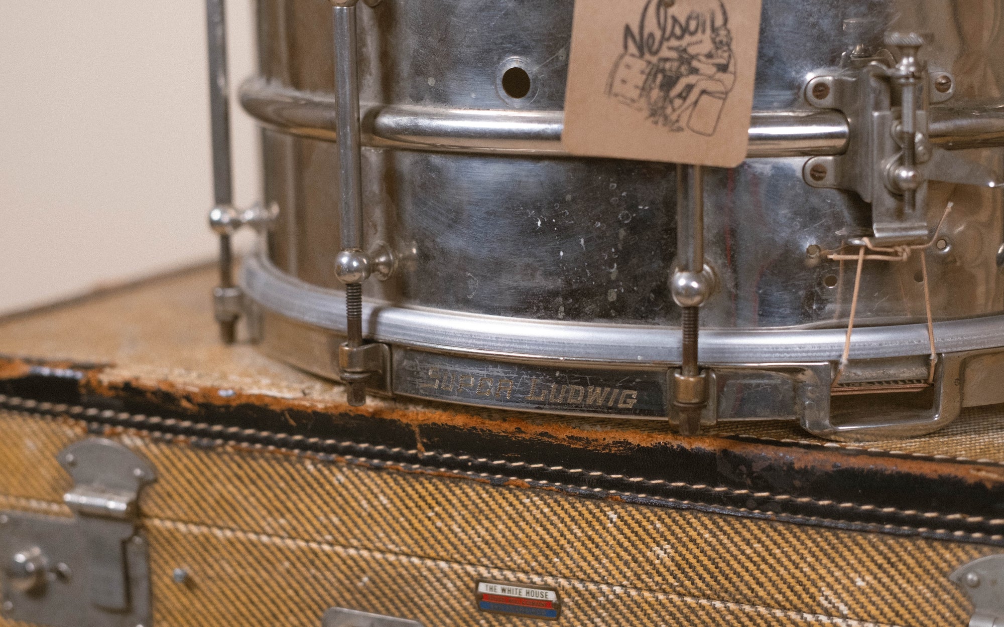 1920s Ludwig 'Super Ludwig' 2 pc NOB - 6.5x14