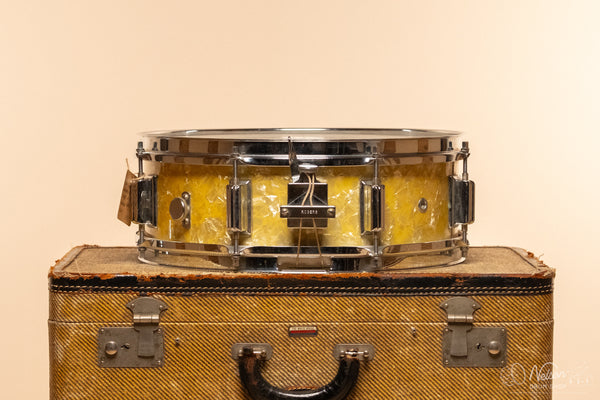 1960s Rogers Cleveland-Era "Tower" in White Marine Pearl - 5x14