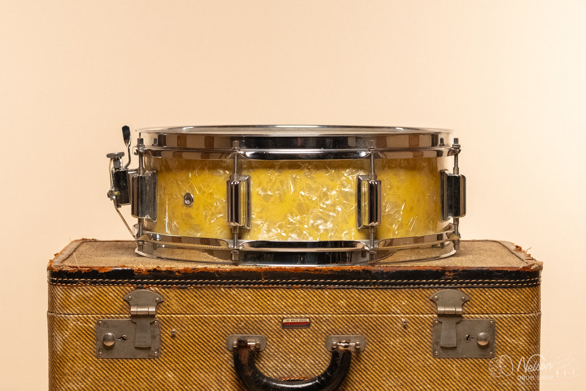 1960s Rogers Cleveland-Era "Tower" in White Marine Pearl - 5x14