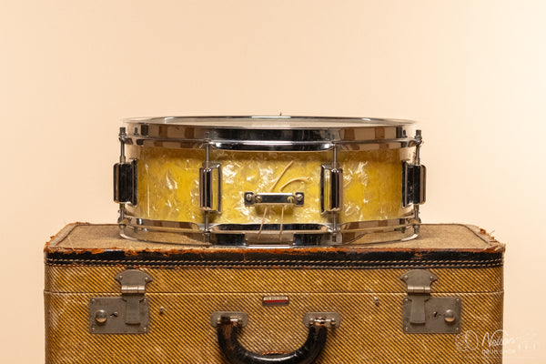 1960s Rogers Cleveland-Era "Tower" in White Marine Pearl - 5x14