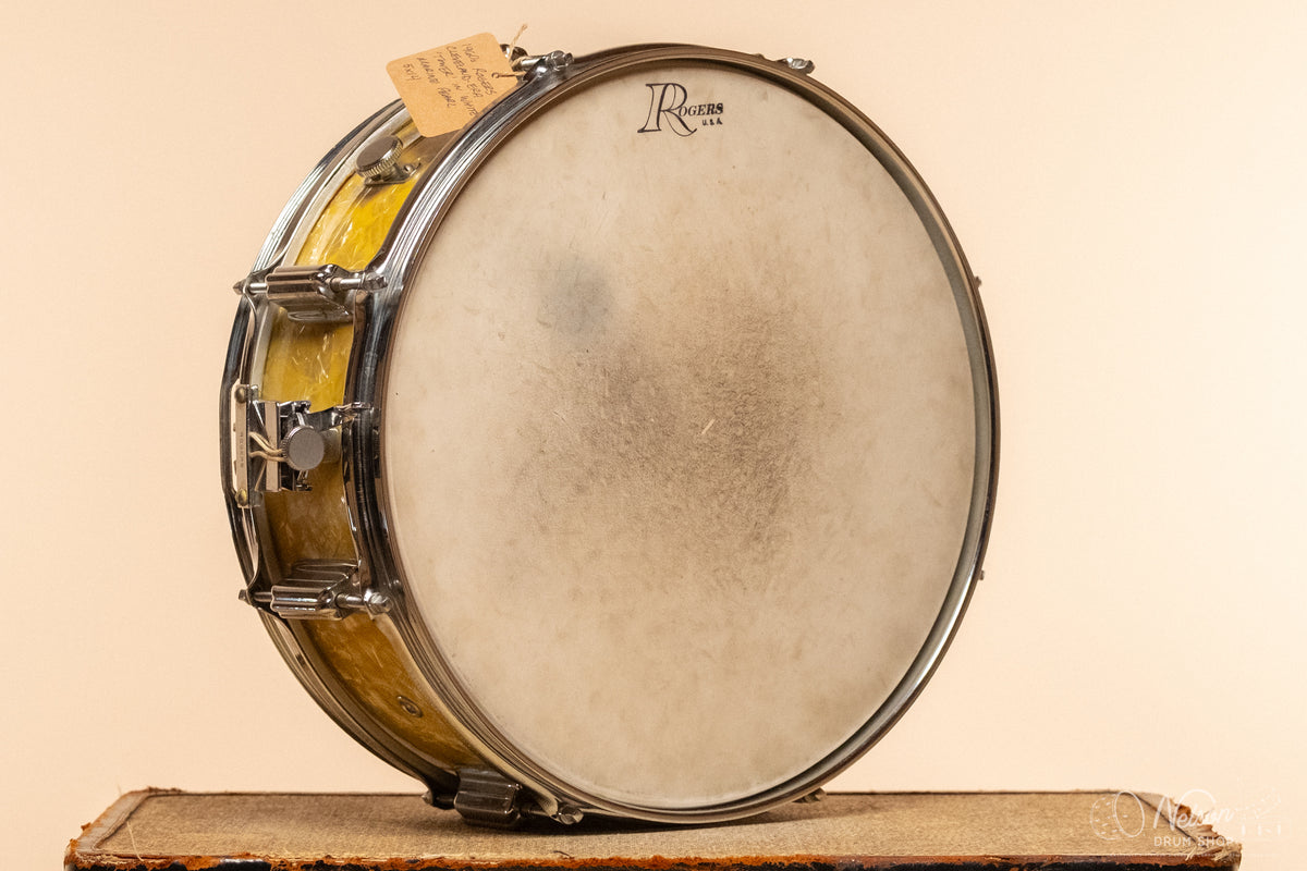 1960s Rogers Cleveland-Era "Tower" in White Marine Pearl - 5x14