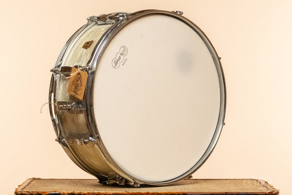 1960s Ludwig 'Jazz Festival' in White Marine Pearl - 5x14