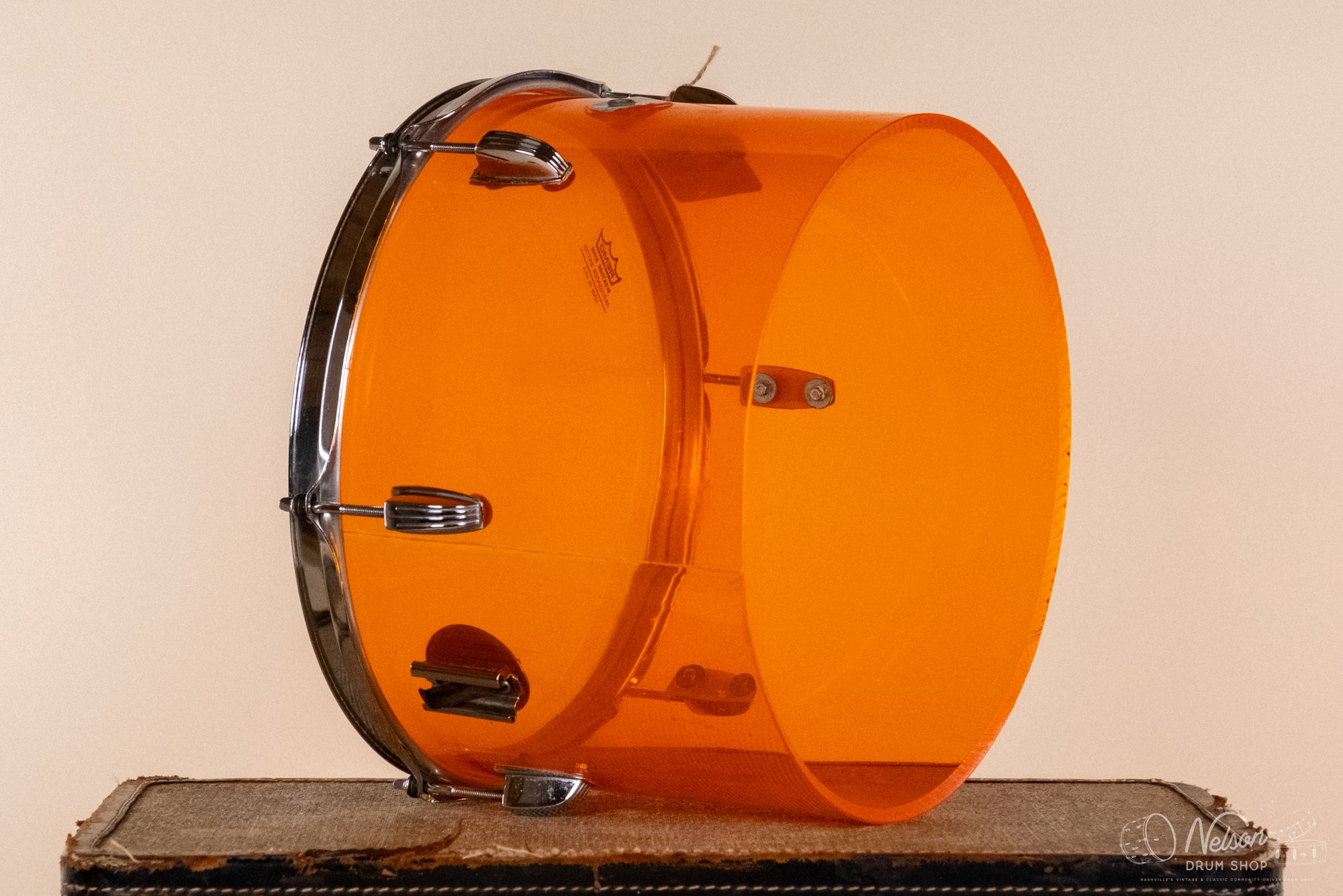 1970s Ludwig / RCI Vistalite Amber Concert Tom - 9x13