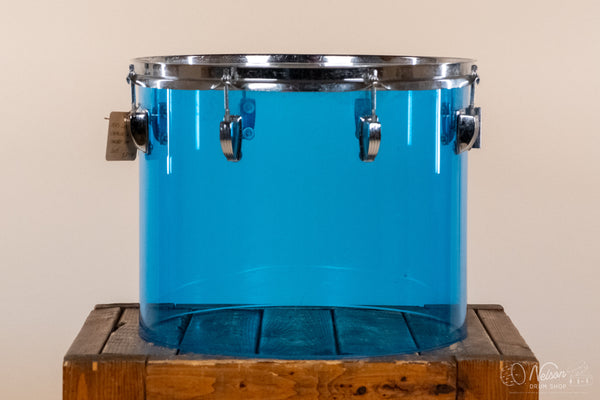1970s Ludwig Vistalite Blue Concert Tom - 12x15