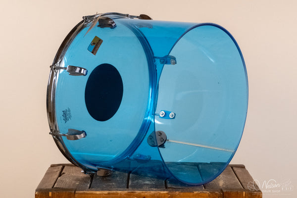 1970s Ludwig Vistalite Blue Concert Tom - 12x15