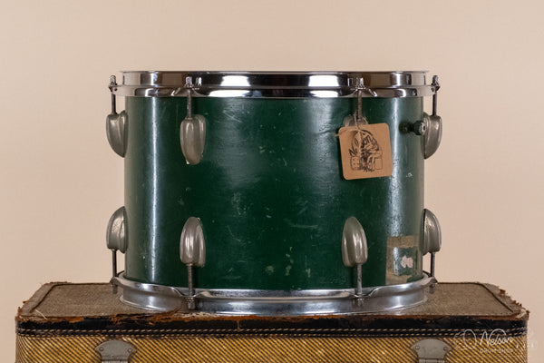 1940s Slingerland Rack Tom refinished in Green Paint - 9x13