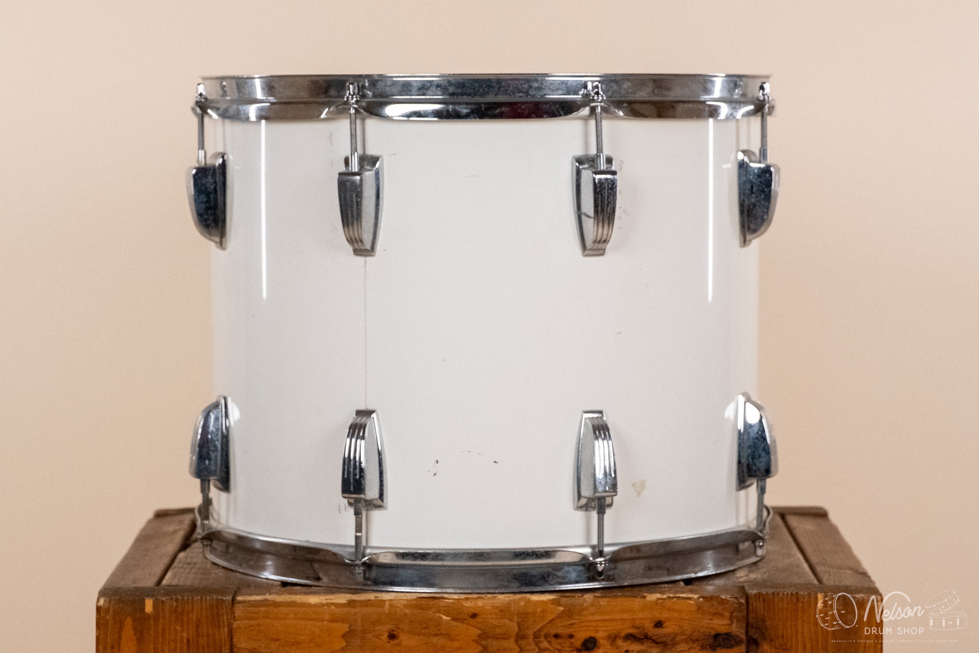 1980s Ludwig Classic 6-ply in White Cortex - 12x15