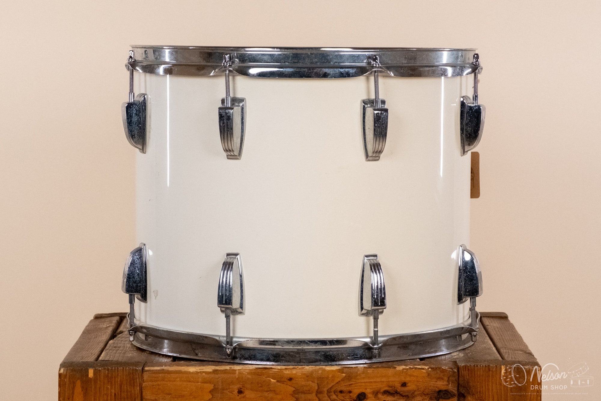 1980s Ludwig Classic 6-ply in White Cortex - 12x15