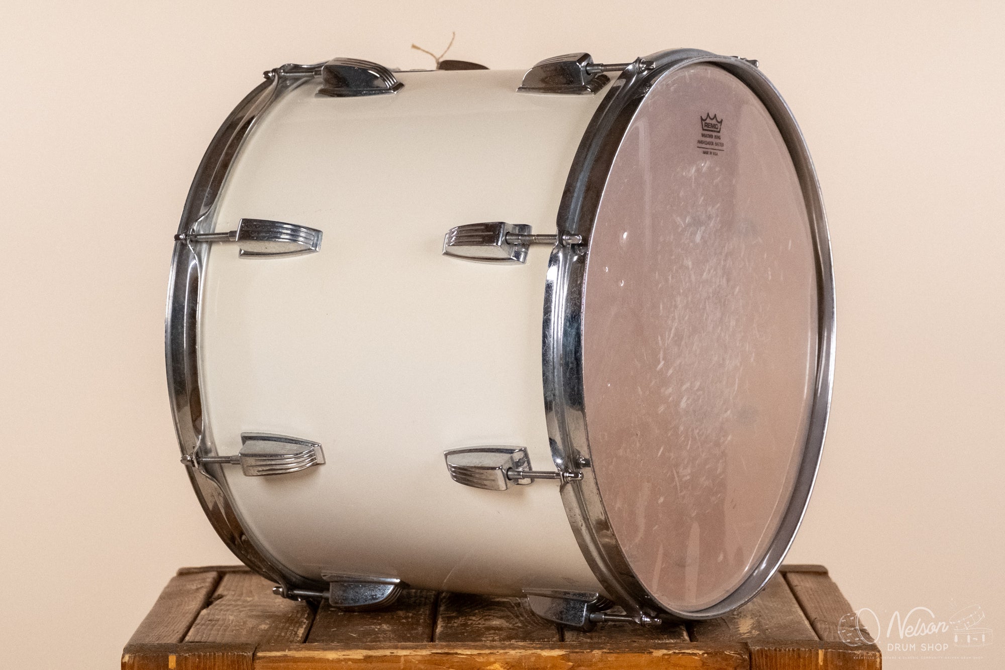 1980s Ludwig Classic 6-ply in White Cortex - 12x15