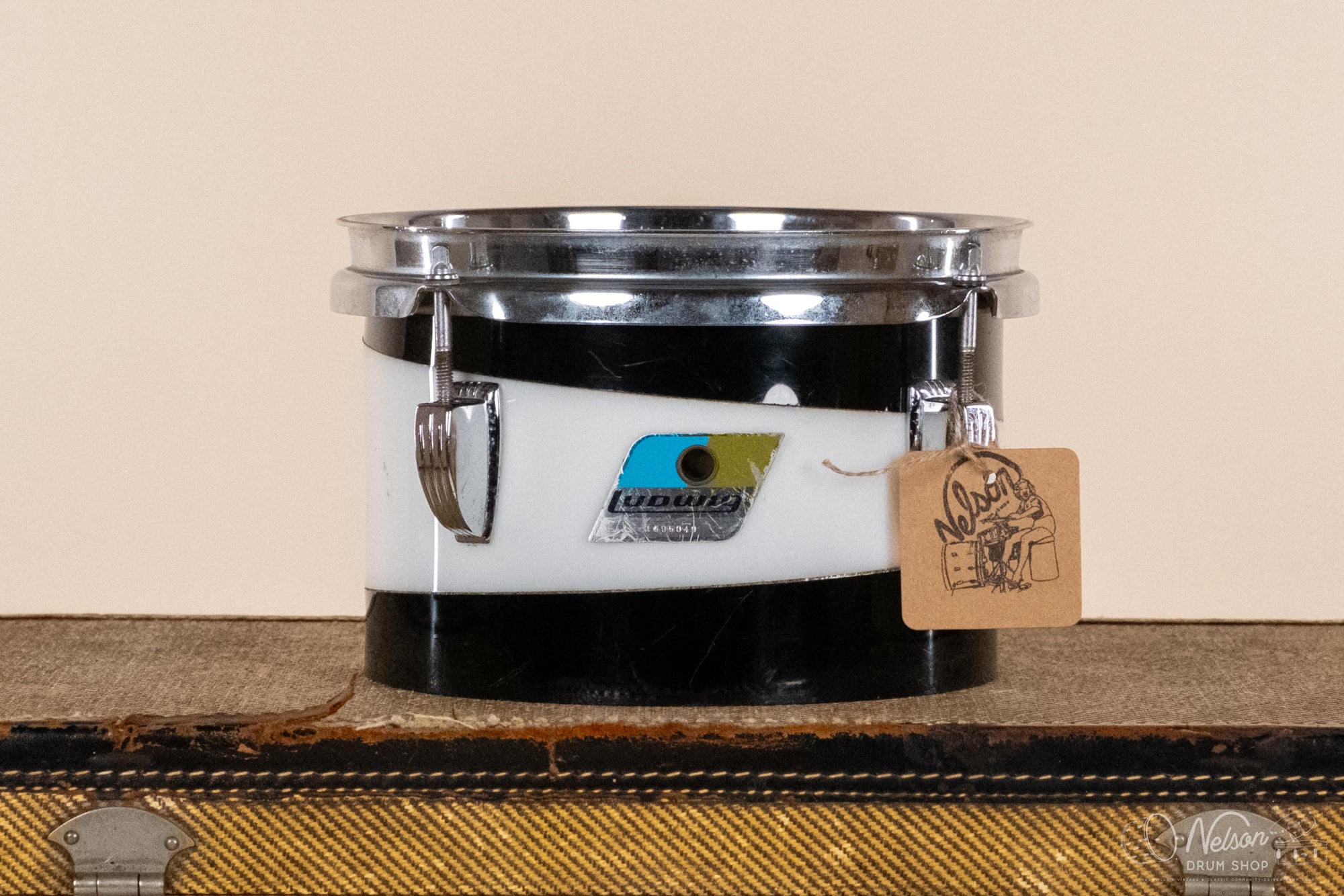 1970s Ludwig VIstalite Pattern D in Black/White - 5.5x8