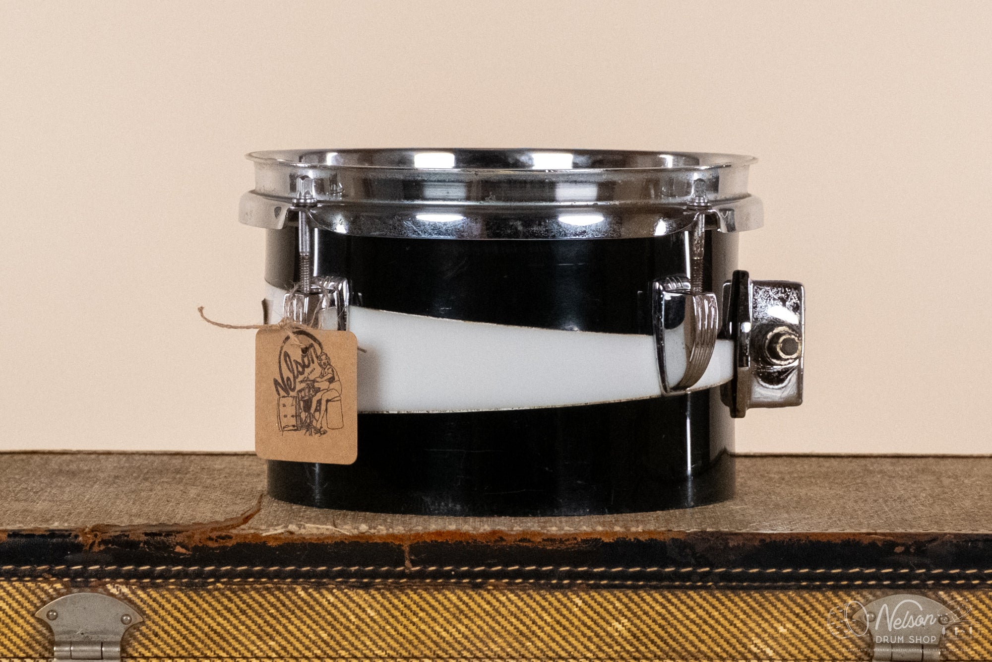 1970s Ludwig VIstalite Pattern D in Black/White - 5.5x8