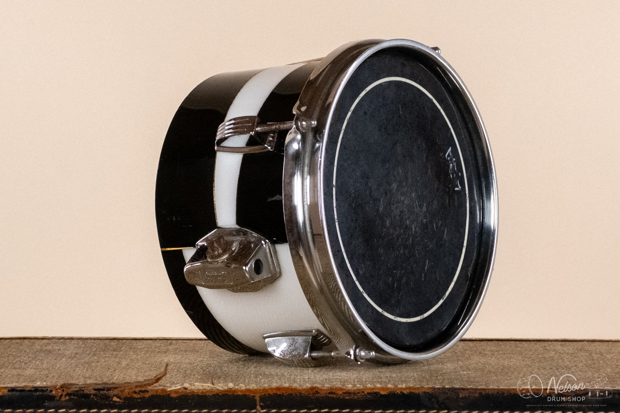 1970s Ludwig VIstalite Pattern D in Black/White - 5.5x8