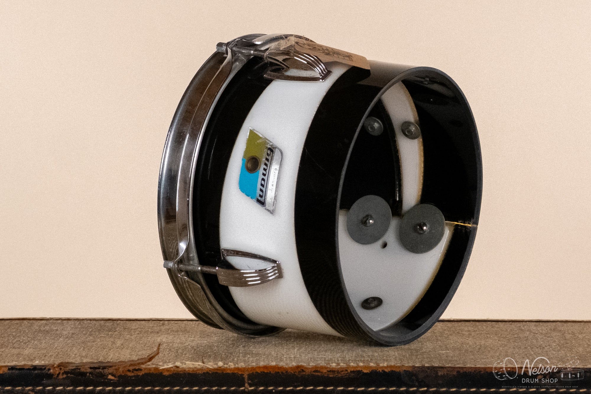 1970s Ludwig VIstalite Pattern D in Black/White - 5.5x8