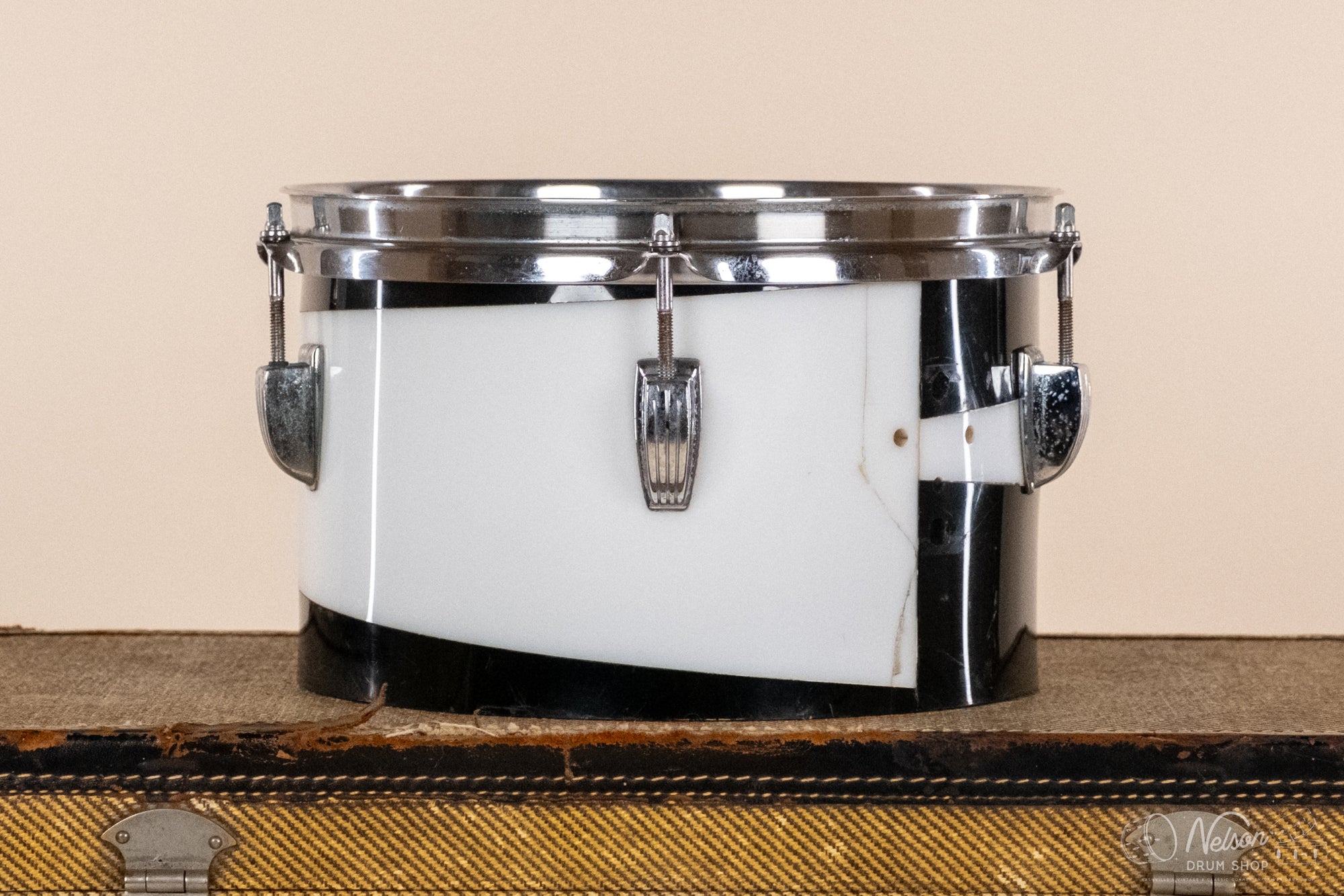 1970s Ludwig VIstalite Pattern D in Black/White - 6.5x10