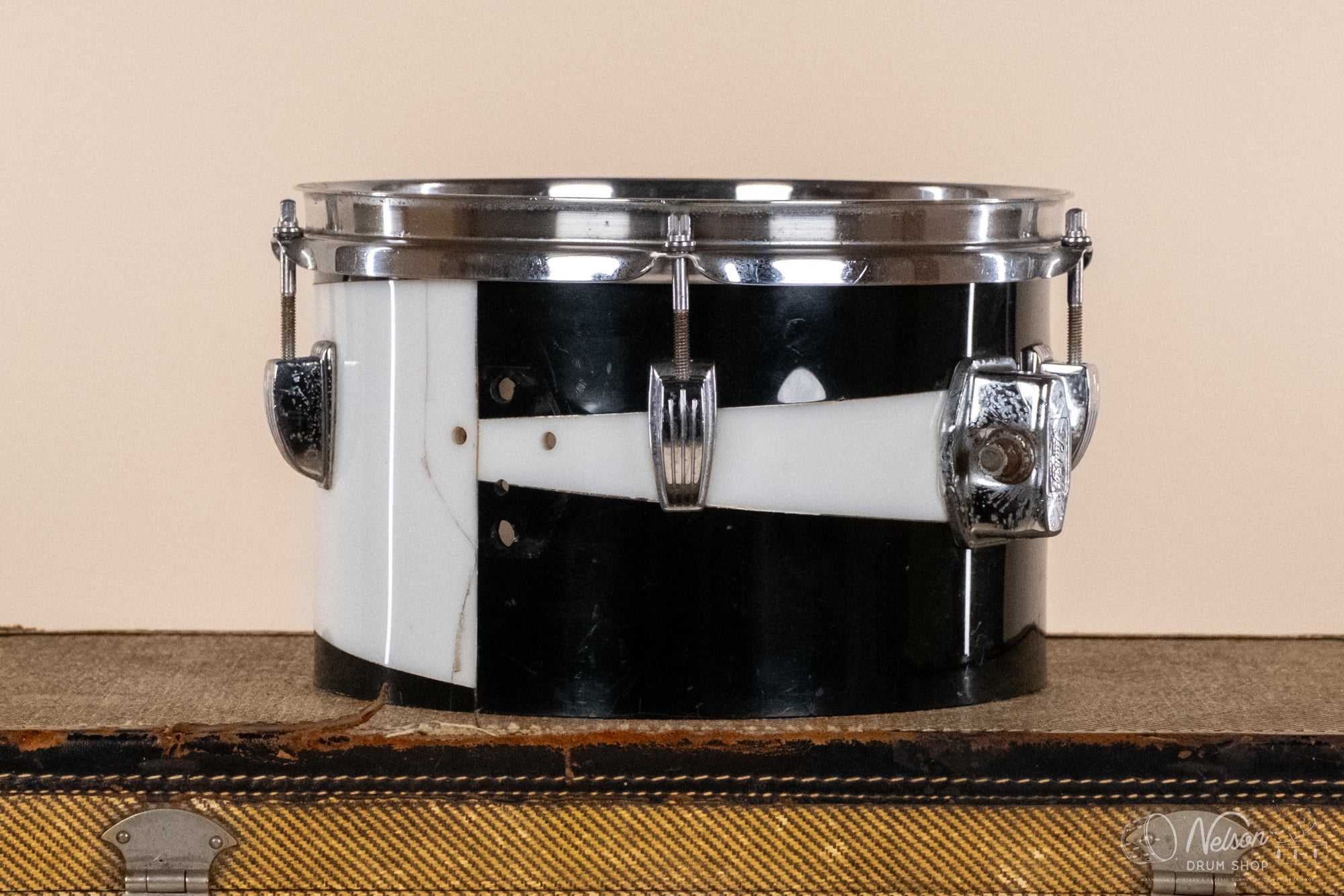 1970s Ludwig VIstalite Pattern D in Black/White - 6.5x10