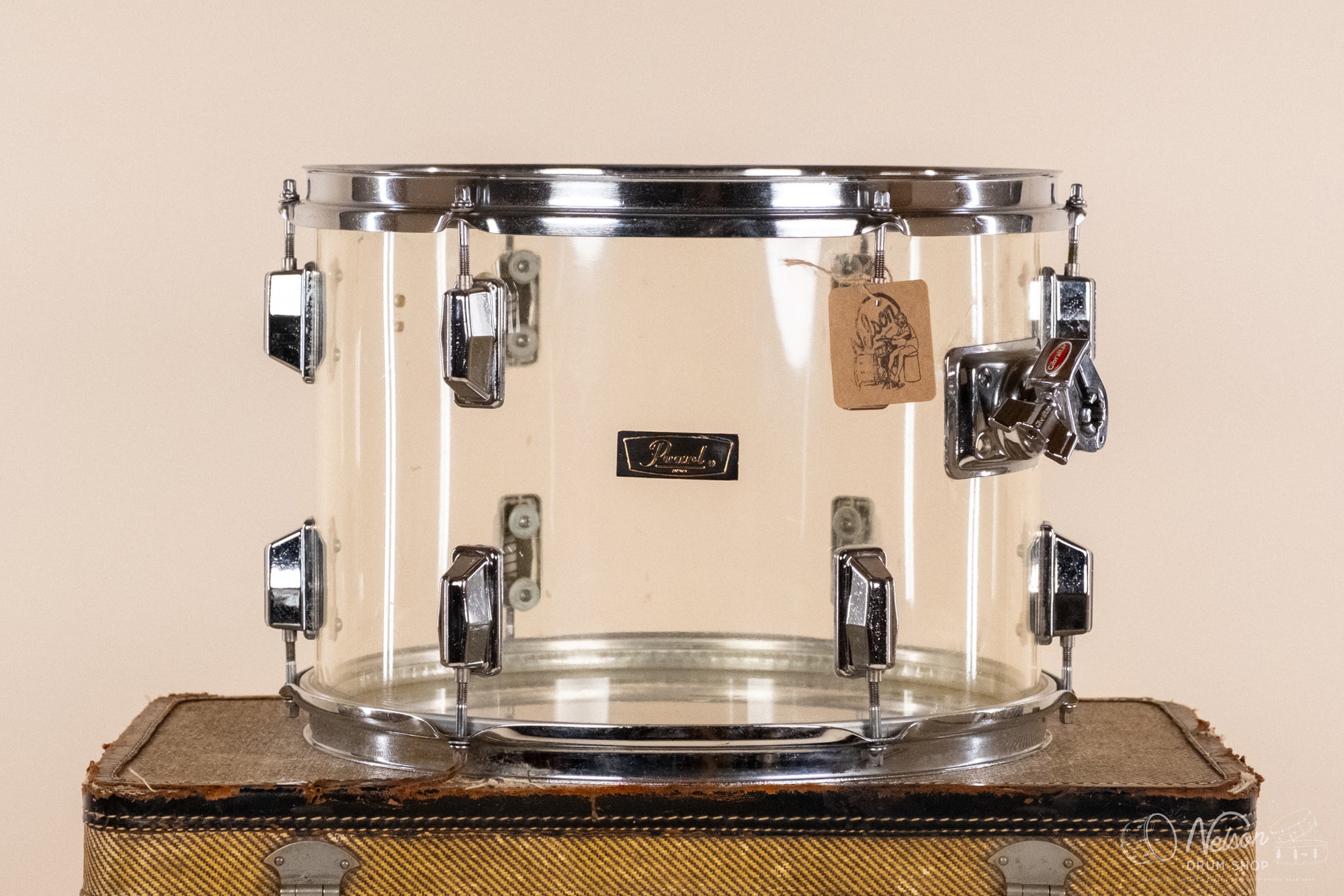 1970s Pearl 'Crystal Beat' Clear - 10x14"