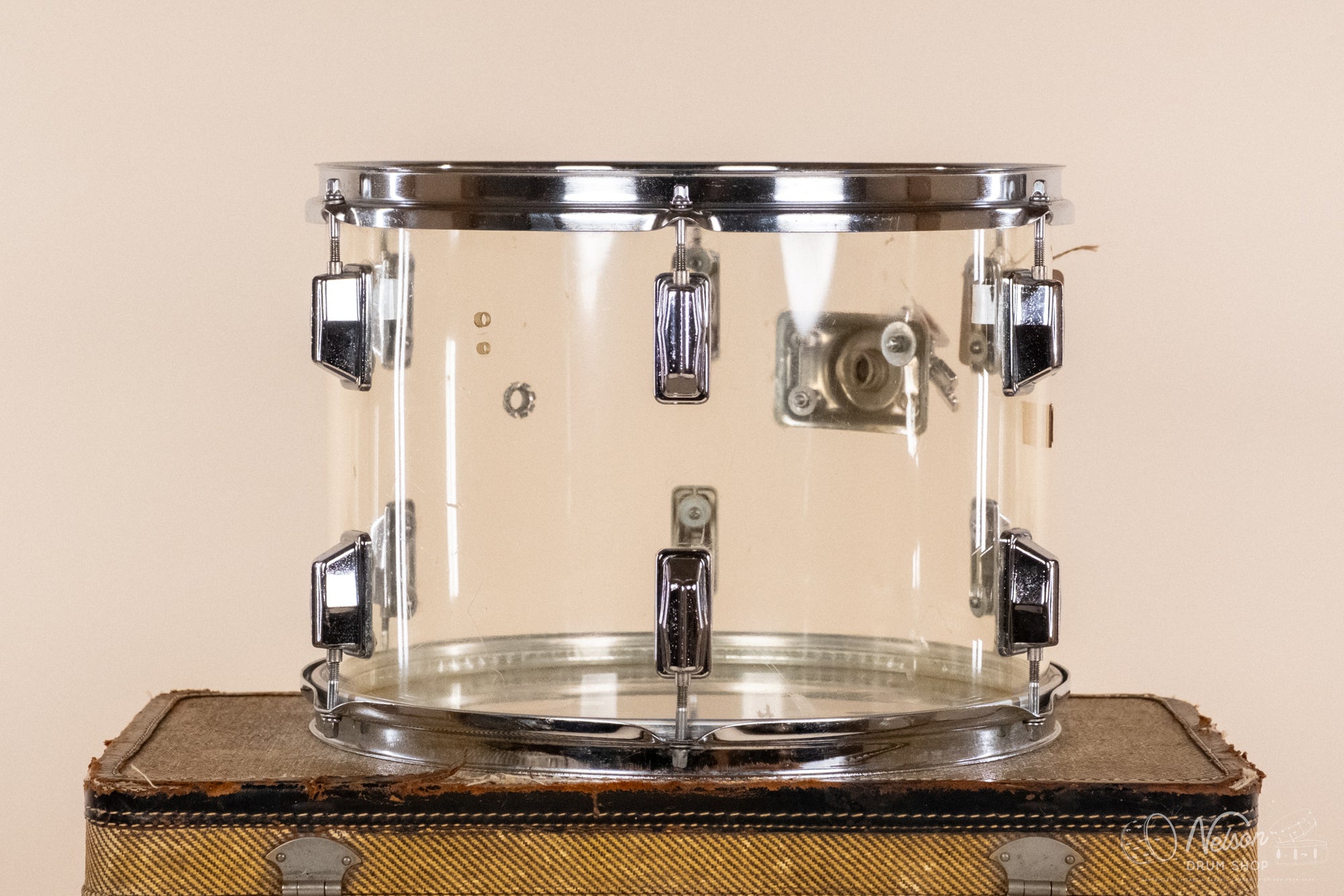1970s Pearl 'Crystal Beat' Clear - 10x14"
