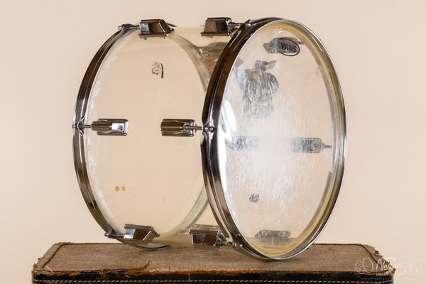 1970s Pearl 'Crystal Beat' Clear - 10x14"