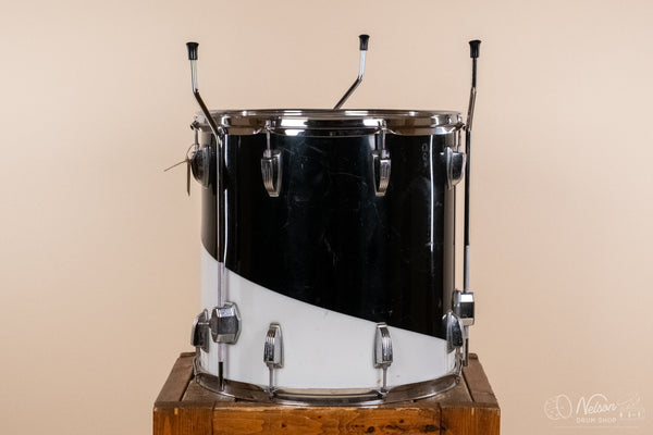 1970s Ludwig Vistalite Pattern E in Black/White - 16x16