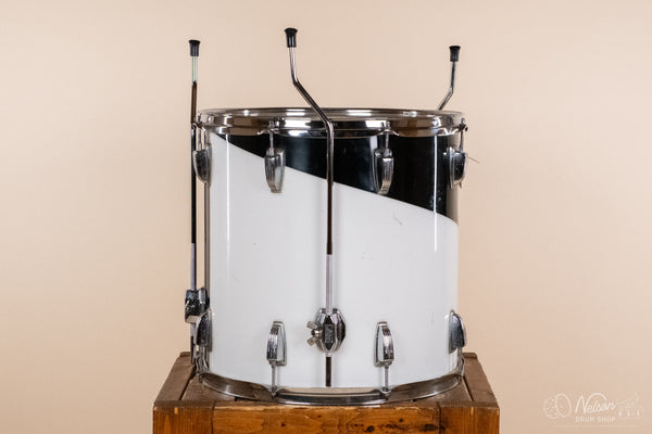 1970s Ludwig Vistalite Pattern E in Black/White - 16x16