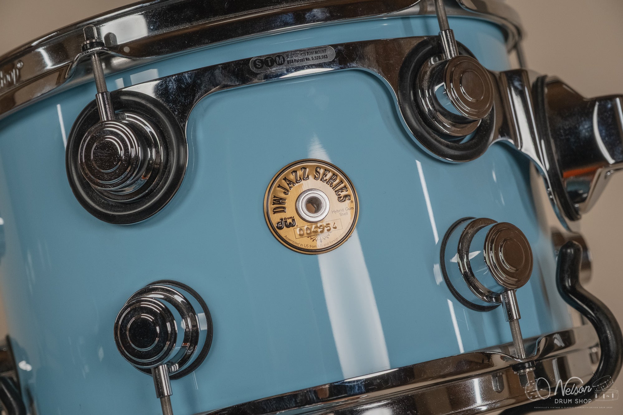 Used DW Jazz Series Maple/Gum in Robin's Egg Blue - 16x23, 13x15, 8x12