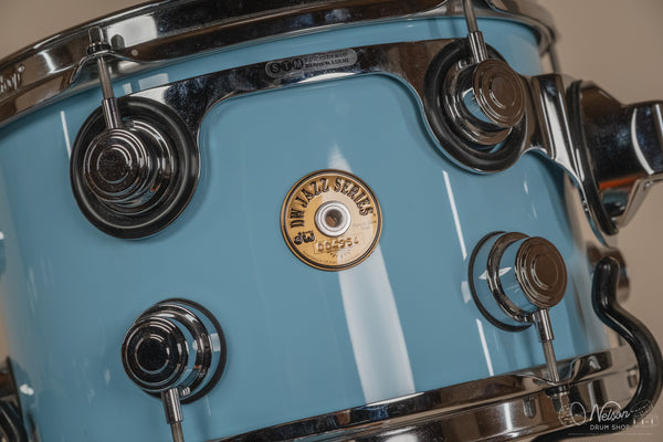 Used DW Jazz Series Maple/Gum in Robin's Egg Blue - 16x23, 13x15, 8x12