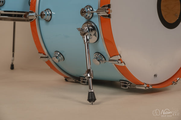 Used DW Jazz Series Maple/Gum in Robin's Egg Blue - 16x23, 13x15, 8x12