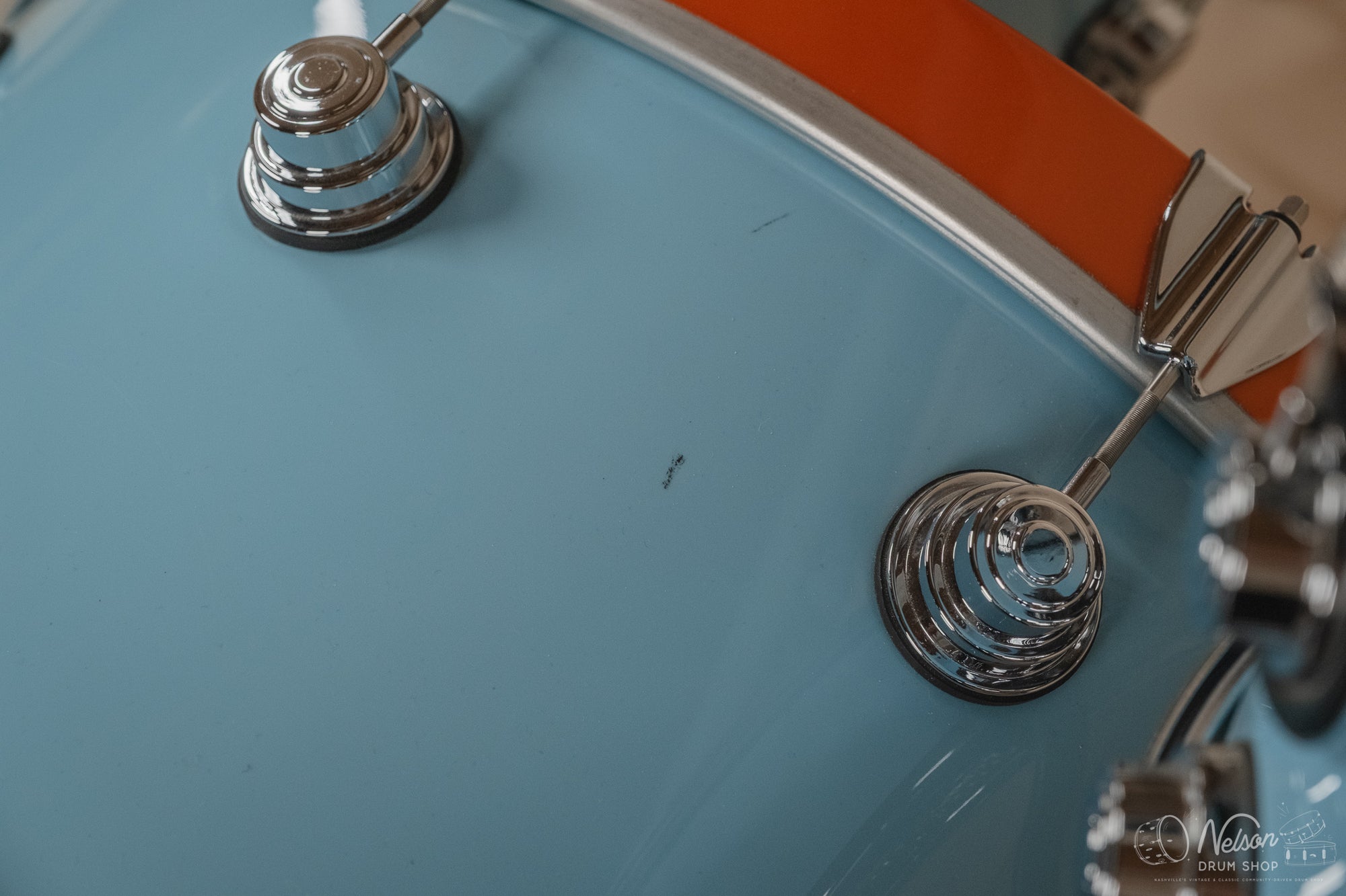 Used DW Jazz Series Maple/Gum in Robin's Egg Blue - 16x23, 13x15, 8x12