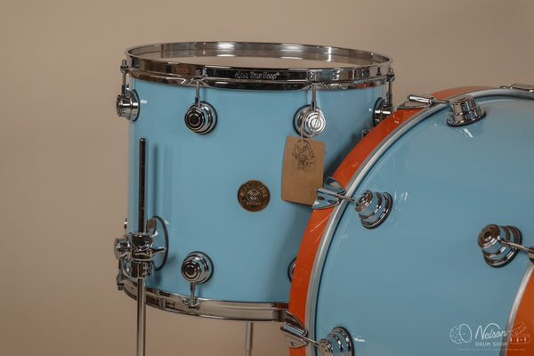 Used DW Jazz Series Maple/Gum in Robin's Egg Blue - 16x23, 13x15, 8x12