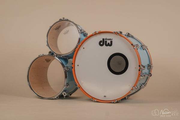 Used DW Jazz Series Maple/Gum in Robin's Egg Blue - 16x23, 13x15, 8x12