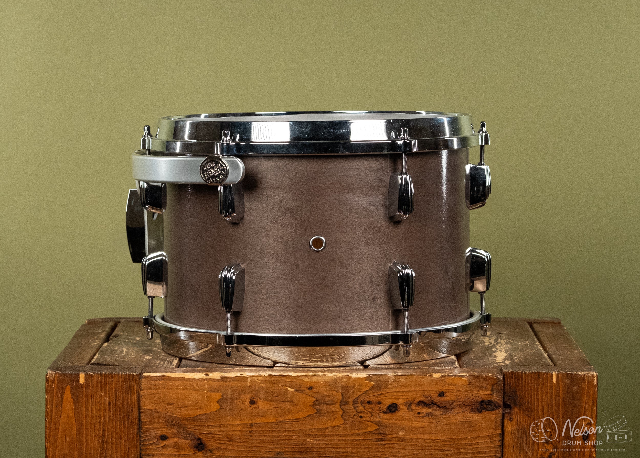 Used Castle Tom in Green Stain - 8x12 – Nelson Drum Shop