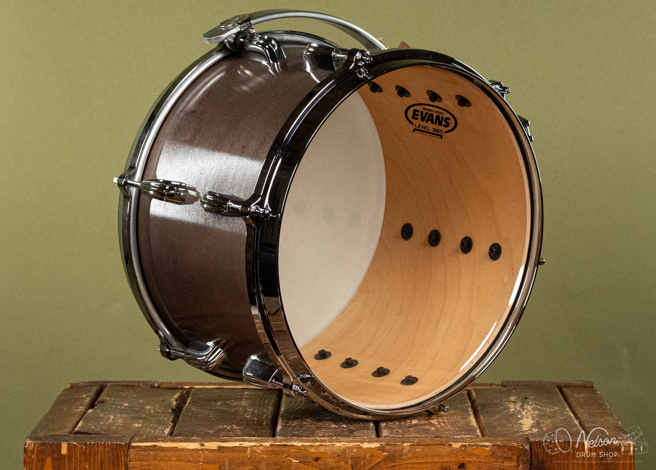 Used Castle Tom in Green Stain - 8x12 – Nelson Drum Shop