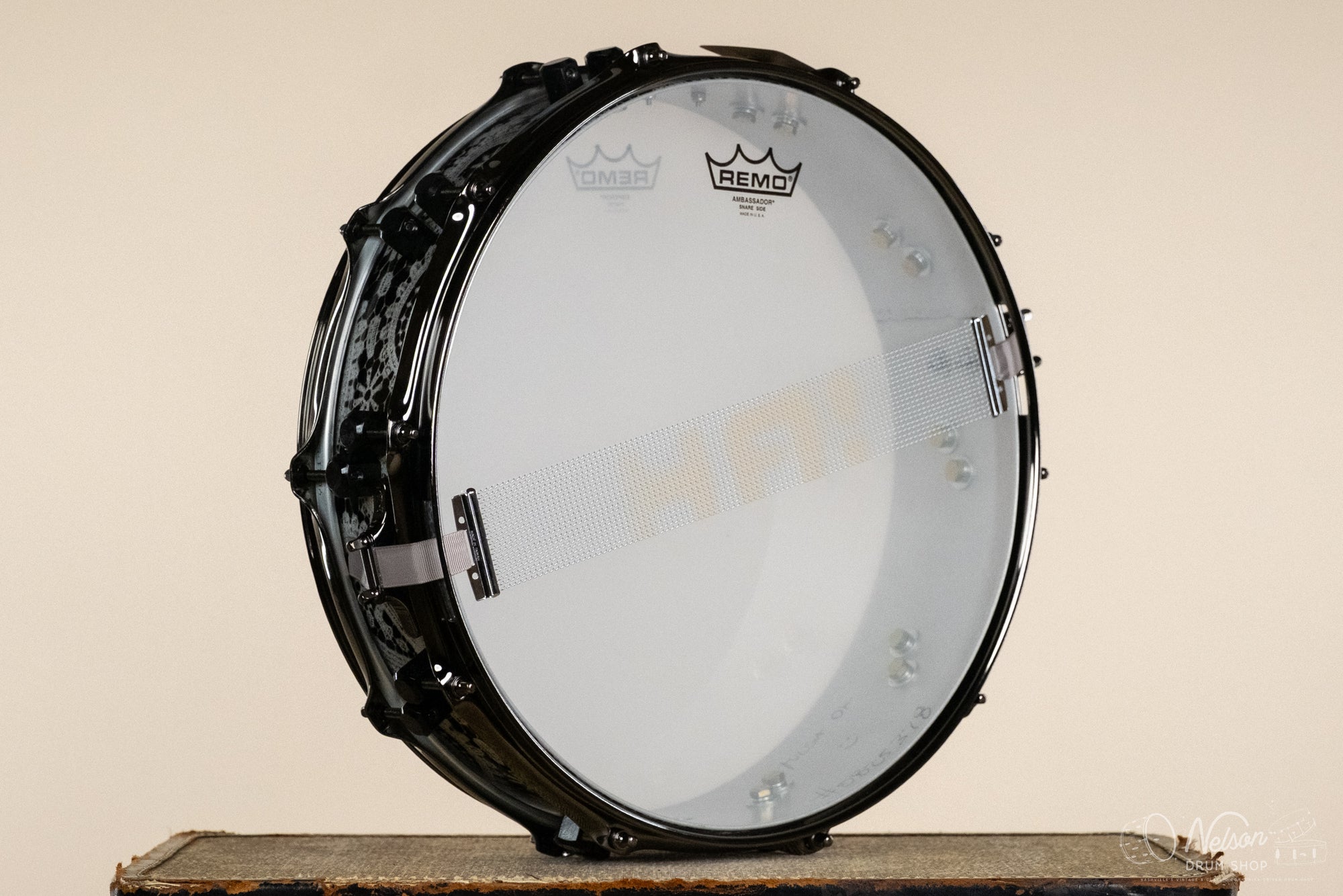 Honest Abe Plate Aluminum in Paisley - 4x15