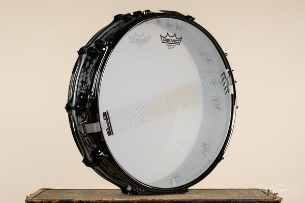 Honest Abe Plate Aluminum in Paisley - 4x15