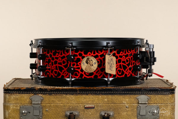 Honest Abe Plate Aluminum in Red & Black - 5x14