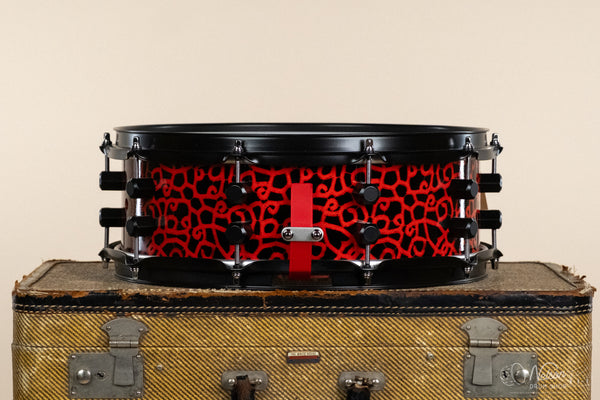 Honest Abe Plate Aluminum in Red & Black - 5x14