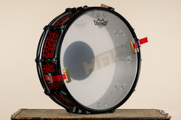 Honest Abe Plate Aluminum in Red & Black - 5x14