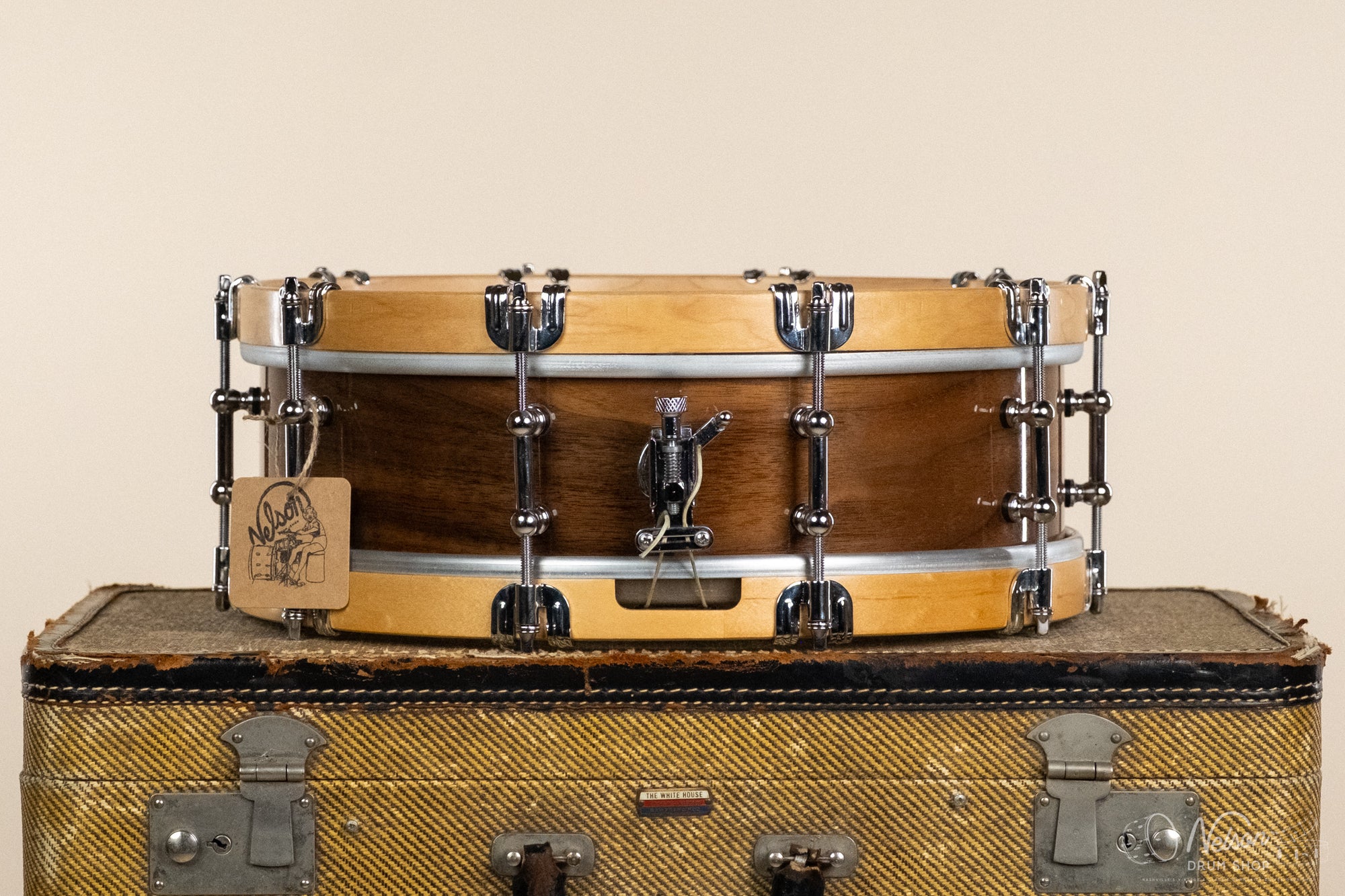 Aldridge Custom Solid Walnut w/ Walnut Rings in Gloss Lacquer - 4x14