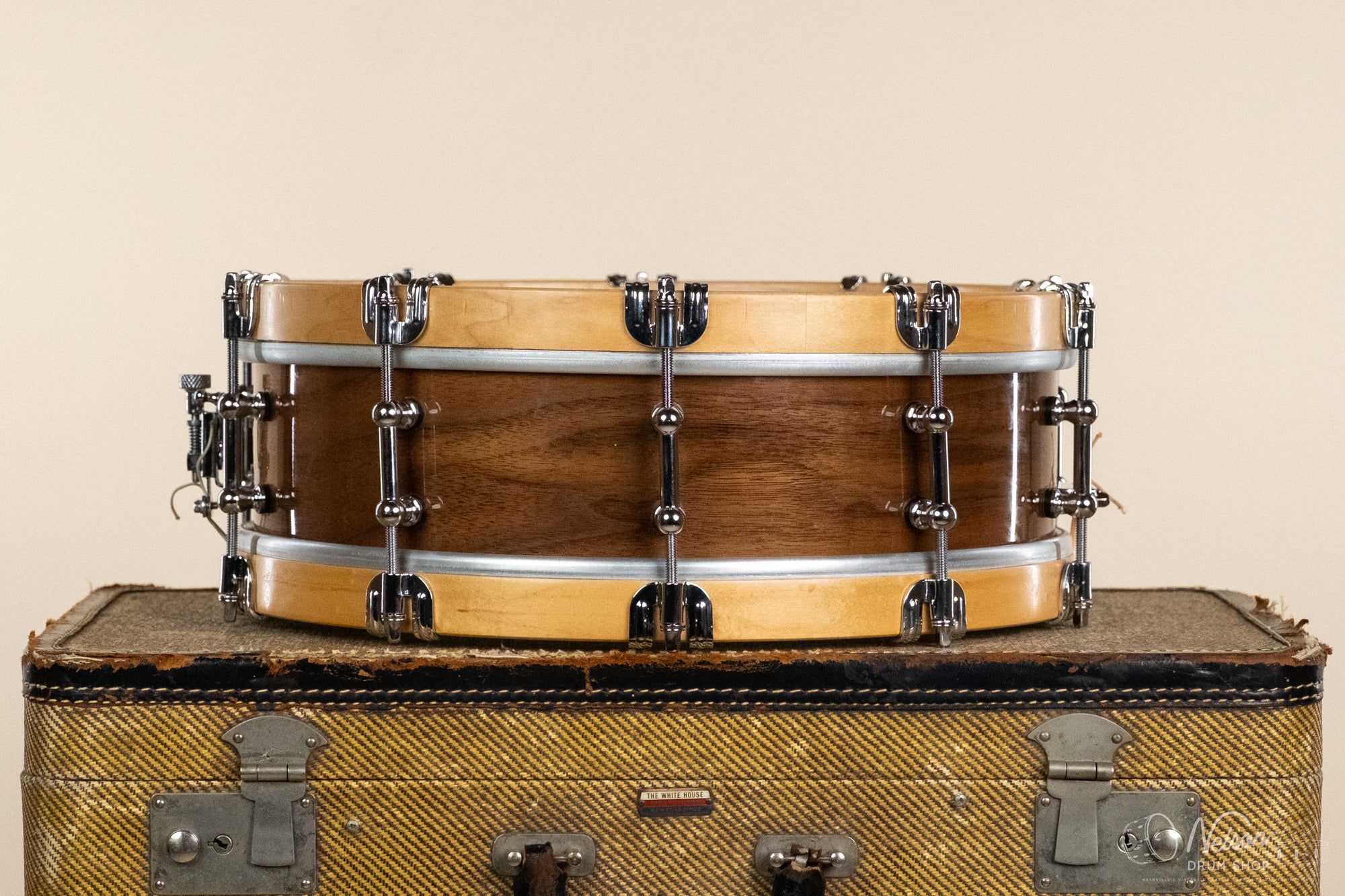 Aldridge Custom Solid Walnut w/ Walnut Rings in Gloss Lacquer - 4x14